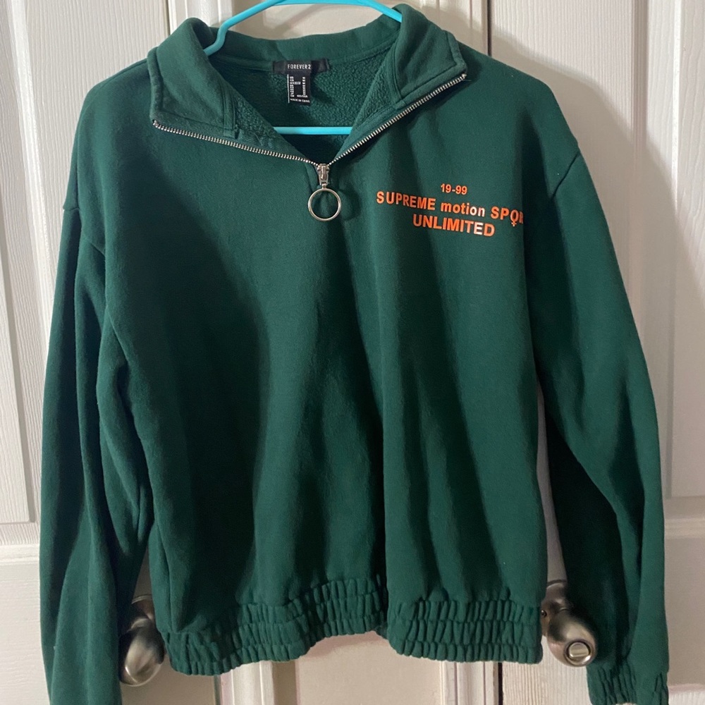 Forever 21 Zip Up Sweater